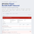 eInvoice Viewer Bundle KoSIT Inbound – screenshot of the one-file app