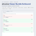 eInvoice Viewer Bundle Outbound – screenshot of the one-file app