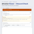 eInvoice Viewer – Inbound Check – screenshot of the one-file app