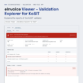 eInvoice Viewer – Validation Explorer for KoSIT – screenshot of the one-file app