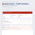 eInvoice Viewer – KoSIT Validator – screenshot of the one-file app