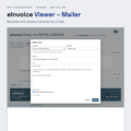 eInvoice Viewer – Mailer – screenshot of the one-file app